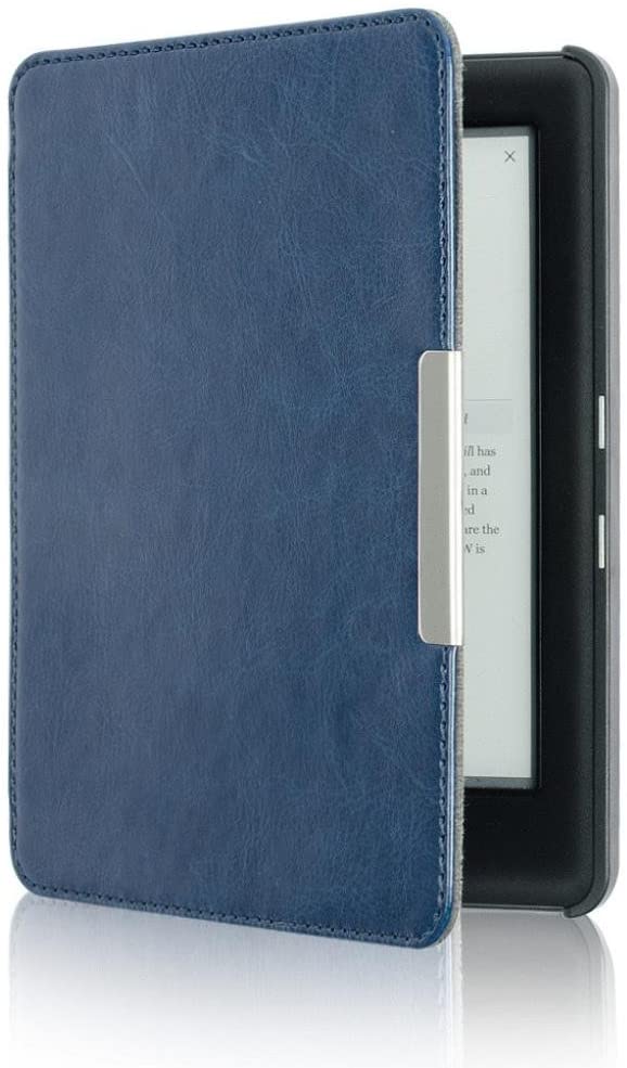 KOBO GLO 6.0 inch Case, Malltop Magnetic Auto Sleep Slim Cover Case Hard Shell for Kobo Glo HD 6.0inch (Blue)