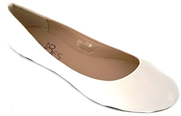 Shoes 18 Womens Classic Round Toe Ballerina Ballet Flat Shoes