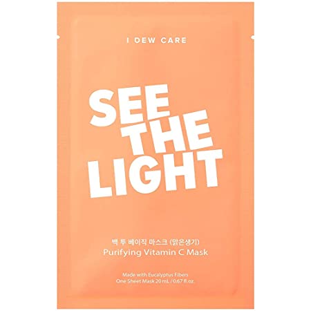 I DEW CARE See the Light | Purrifying Vitamin C Sheet Mask | Korean Skincare, Facial Treatment, Cruelty-Free, Paraben-Free
