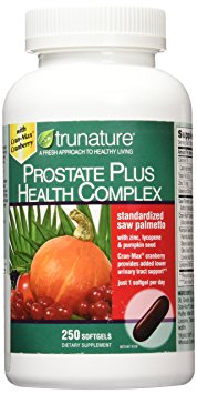 Trunature Saw Palmetto Prostate Health Complex with Zinc, Lycopene, Pumpkin Seed, 1.8 Pound