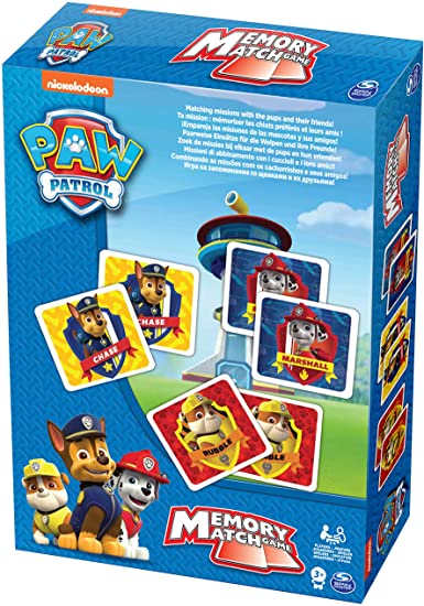 Paw Patrol - Memory Match Game 72 Cards