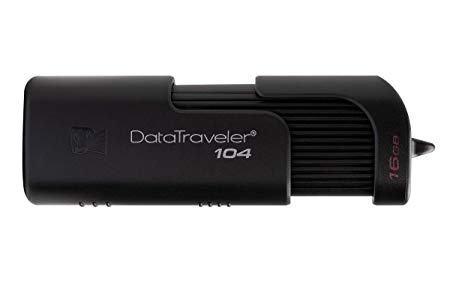 Kingston Digital DT104/16GB Kingston Digital 8GB USB 3.0 Data Traveler 50, 30MB/s Read, 5MB/s Write (DT104/16GB)