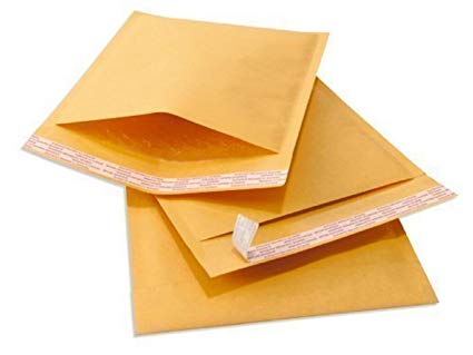YensPackage 50 pcs 6.5 X 10 Kraft Bubble Padded Envelopes Mailers 50KF#0