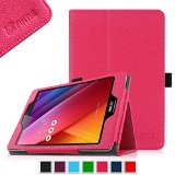 Fintie ASUS ZenPad S 80 Z580C  Z580CA Folio Case - Premium PU Leather Slim Fit Stand Cover with Auto Sleep  Wake for 2015 Released ASUS ZenPad S 80 Z580C  Z580CA 8 Android Tablet Magenta
