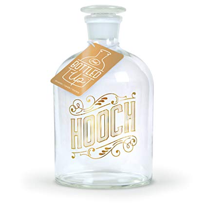 Fred BOTTLED UP Glass Spirits Decanter, Hooch  - 5186713