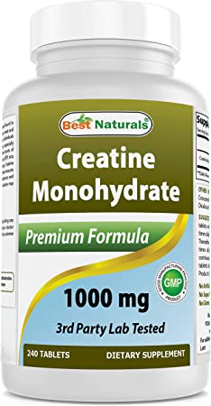 Best Naturals Creatine 1000 mg 240 Tablets
