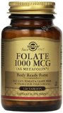 Solgar Folate 1000 Mcg Metafolin - 120 Tablets