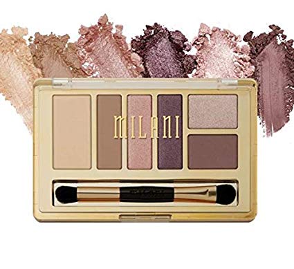 Milani Everyday Eyes Eyeshadow Palette - Plum Basics (0.21 Ounce) 6 Cruelty-Free Matte or Metallic Eyeshadow Colors to Contour & Highlight