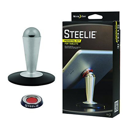 Nite Ize Steelie Pedestal Kit for Tablets, Magnetic Desk Mount