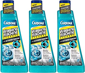 Carbona Washing Machine Cleaner with Activated Charcoal - 3 Pack