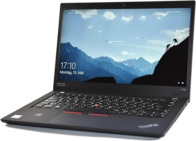 Lenovo ThinkPad T490 Laptop 14" FHD (1920x1080) Notebook PC - Intel Core i7-8565, 16GB RAM, 512GB SSD, WiFi, Bluetooth, HDMI, Webcam Windows 10 Pro 64-bit (Renewed)