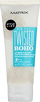 Matrix Style Link Twisted Boho Curl Defining Air-Dry Cream 3.4 Ounces