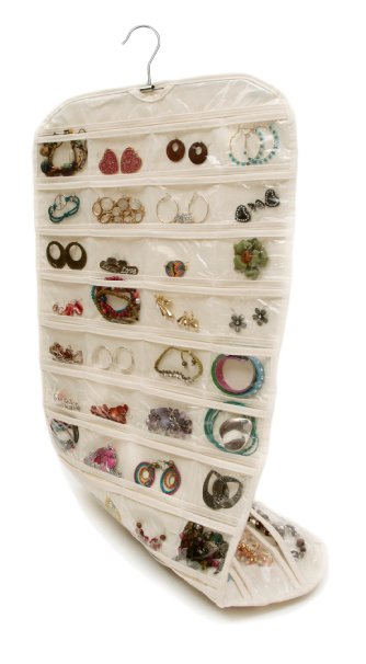 Closet Complete CANVAS Ultra 80 Pocket Hanging Jewelry Organizer