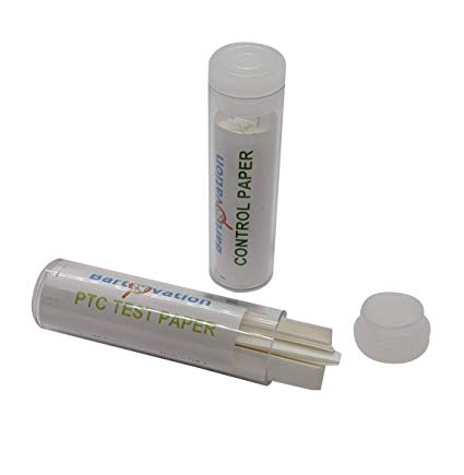 Classroom Genetic Taste Testing Experiment Kit, PTC (Phenylthiourea) and Control Paper [Each Vial Contains 100 Strips]