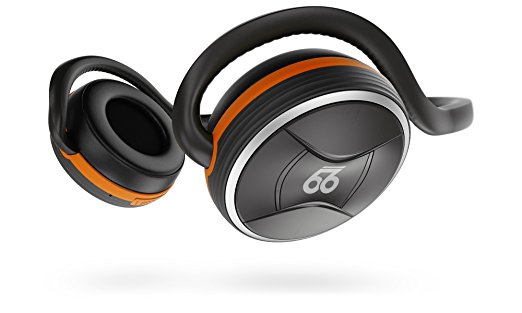 66 Audio BTS Pro Bluetooth 4.2 Wireless Sports Headphones w/ MotionControl iOS App [Amazon Exclusives] (Lava Orange)