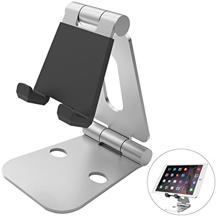 Samsung Galaxy Note 8 Stand Holder, APPHOME Multi Angle Foldable Playstand Universal Aluminum Desktop Charging Dock for Samsung galaxy S8, Nintendo Switch, iPhone 7 6 Plus, iPad, Kindle Fire HD 8