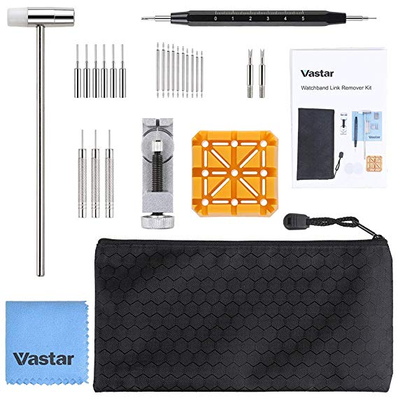 Vastar Watchband Link Remover Tool - Watch Repair Kit, Watch Link Remover Kit, 29 Pieces in total