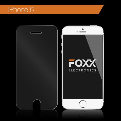 Iphone 6 47 Inch Tempered Glass Screen Protector Excellent Fitting Premium 9H Screen Protector Featuring Anti-scratch Anti-fingerprint Bubble Free Features By Foxx Electronics