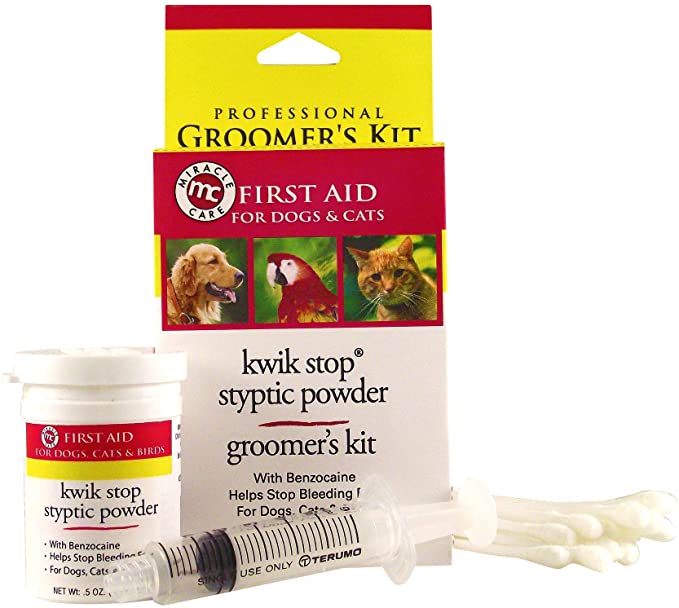 Miracle Care by Miraclecorp/Gimborn Kwik-Stop Groomers Kit for Dogs, Cats and Birds