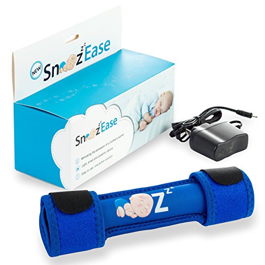 SIDIS LABS SnoozEase Baby Soother For Newborns, Infants & Toddlers–-Soothing Vibrations Mimic Womb Sensation & Promote Better Sleep, Portable & Rechargeable