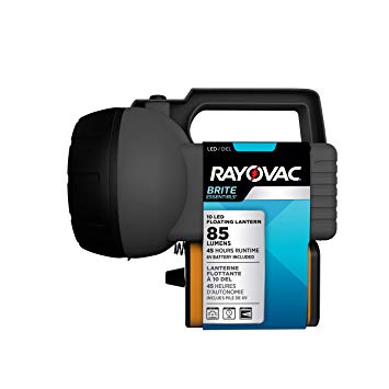 Rayovac 10 LED Lantern, Floating Camping Lantern with Battery Included - Perfect for Power Outages, Emergency Situations, Camping, Hiking, Hurricanes