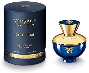 Versace Dylan Blue Pour Femme Eau De Parfum, 3.4 ounces