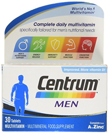 Centrum Multivitamin Tablets for Men, Pack of 30