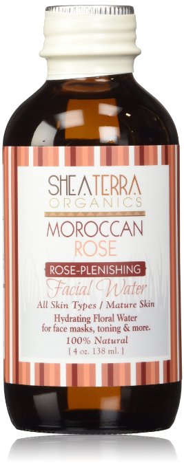 Shea Terra Eau de Rose du Maroc Distillate Water 4 oz