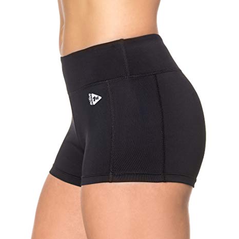 active1st Women’s Yoga and Running Shorts – Soft, Compression, High Waist