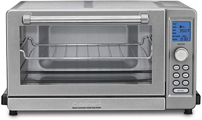 Cuisinart TOB-135 Deluxe Convection Toaster Oven Broiler, Brushed Stainless - Refurbished w/Extended Warranty