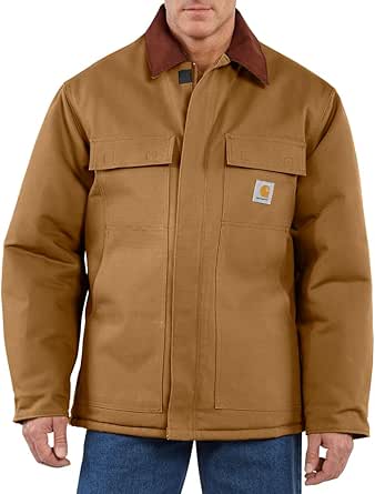 Carhartt Men's C003 Loose Fit Firm Duck Insulated Traditional Coat