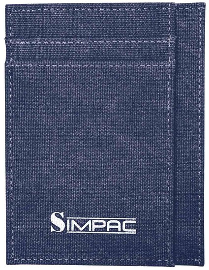 Simpac Canvas Front Pocket Wallet Minimalist Wallet RFID Blocking Mens Slim Wallet