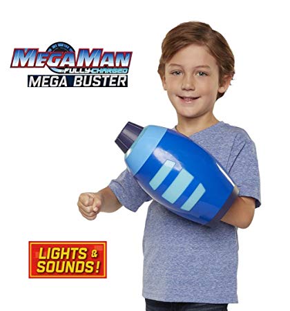 Mega Man: Fully Charged – Kid-Sized Roleplay Mega Buster with Over 10 Light Patterns and Authentic Sounds! Become Mega Man! Based on The New Show!