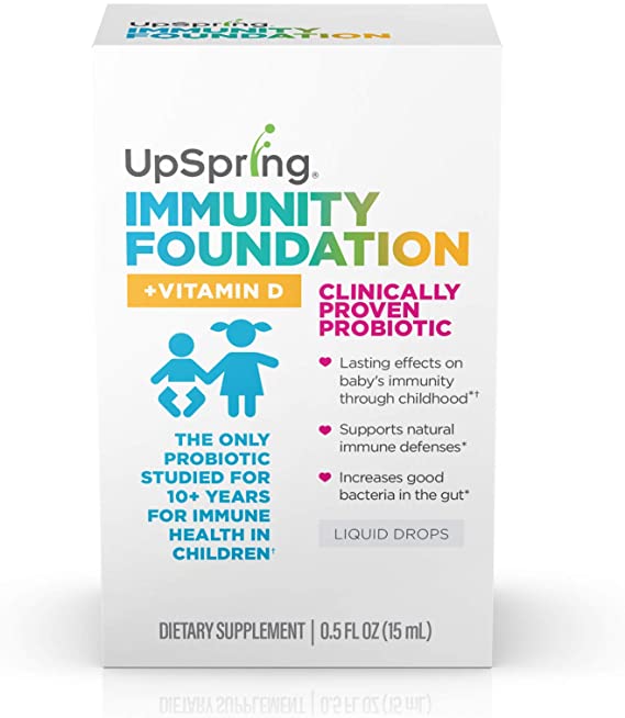 UpSpring Immunity Foundation   D3, Liquid, Dropper, Servings 30 ea