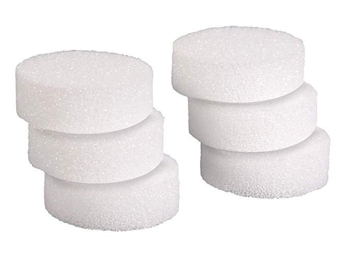 Hygloss Products Round Styrofoam Discs, 3-Inch Diameter x 3/4-Inch Thick, White, 12 Pieces