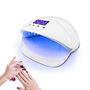 LED UV Light Quicker Harden Shellac Nail Dryer Lamp 50W UV Nail Curing Lamp for Gel Nail Polish with Sensor, 30s 60s 90s Timer-Manicurist Recommended