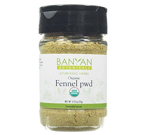 Banyan Botanicals Fennel Seed Powder - USDA Certified Organic, Spice Jar - Foeniculum vulgare - Spice & Herbal Supplement for Digestive Comfort …