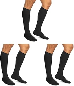 Solimo Modern, Black, Medium (Pack of 3)