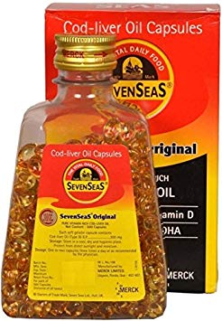 SevenSeas Original Cod liver Oil Capsules - 500 capsules