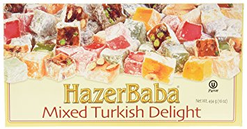 SweetGourmet Hazer Baba Mixed Turkish Delight, 16oz