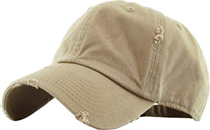 KBETHOS Vintage Washed Distressed Cotton Dad Hat Baseball Cap Adjustable Polo Trucker Unisex Style Headwear