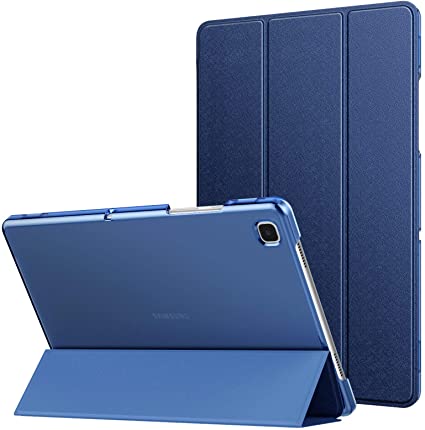 MoKo Case Fits Samsung Galaxy Tab A7 10.4 Inch (SM-T500 / T505 / T507), Lightweight Stand Smart Case Hard Shell Cover for Samsung Tab A7 Tablet 2020 – Navy Blue