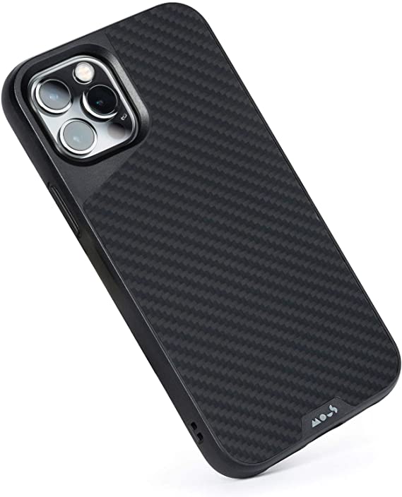 Mous - Protective Case for iPhone 12 Pro Max - Limitless 4.0 - Aramid Fiber - Fully compatible with Apple's MagSafe