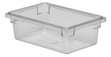 Cambro Camwear Food Box, 12 by 18 by 6-Inch, Clear