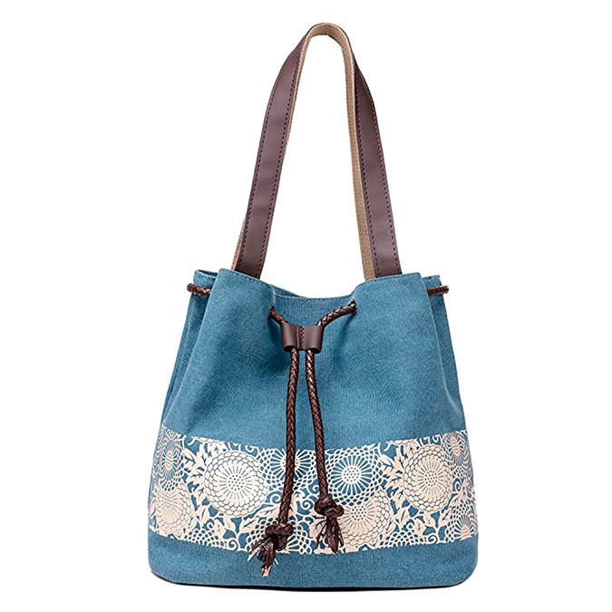 Women's Canvas Tote Bags Large Casual Shoulder Handbags and Purse