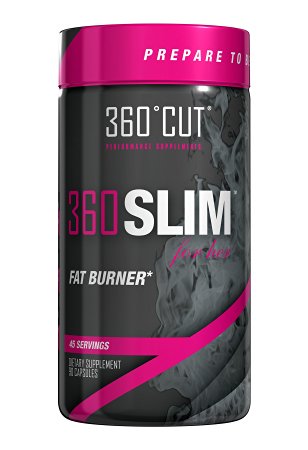 360CUT 360SLIM, Fat Burning Appetite Suppressant for Her, 90 count