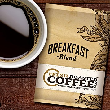 Breakfast Blend Coffee, 1.75 oz. Fractional Packages, Ground, Fresh Roasted Coffee LLC. (42 Portion Packs)