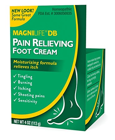 Magni Life DB Pain Relieving Foot Cream, 4 Ounce