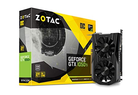 Zotac GeForce GTX 1050Ti 4 GB OC Graphics Card - Black