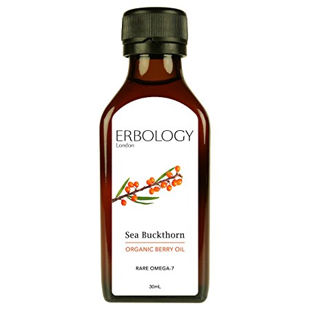 Organic Sea Buckthorn Berry Oil 30ml - Omega 7 - Vitamin E - Antioxidant